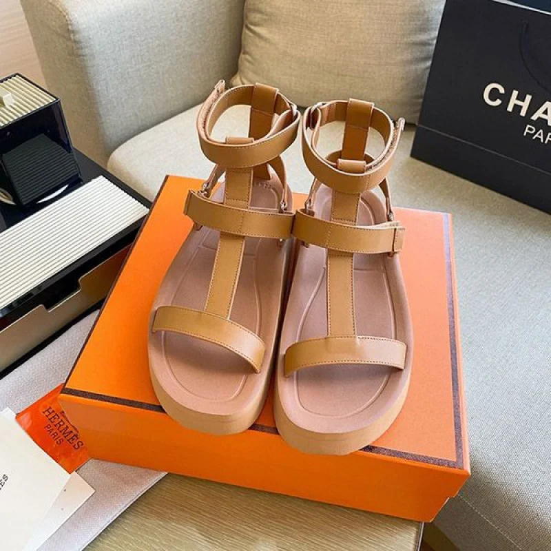 夏のお出かけに♪テクノ サンダル【エルメス 偽物】Enid Sandal H221033ZA3360
